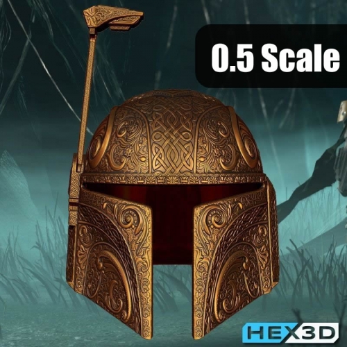 Deluxe Mando Helmet Half Scale